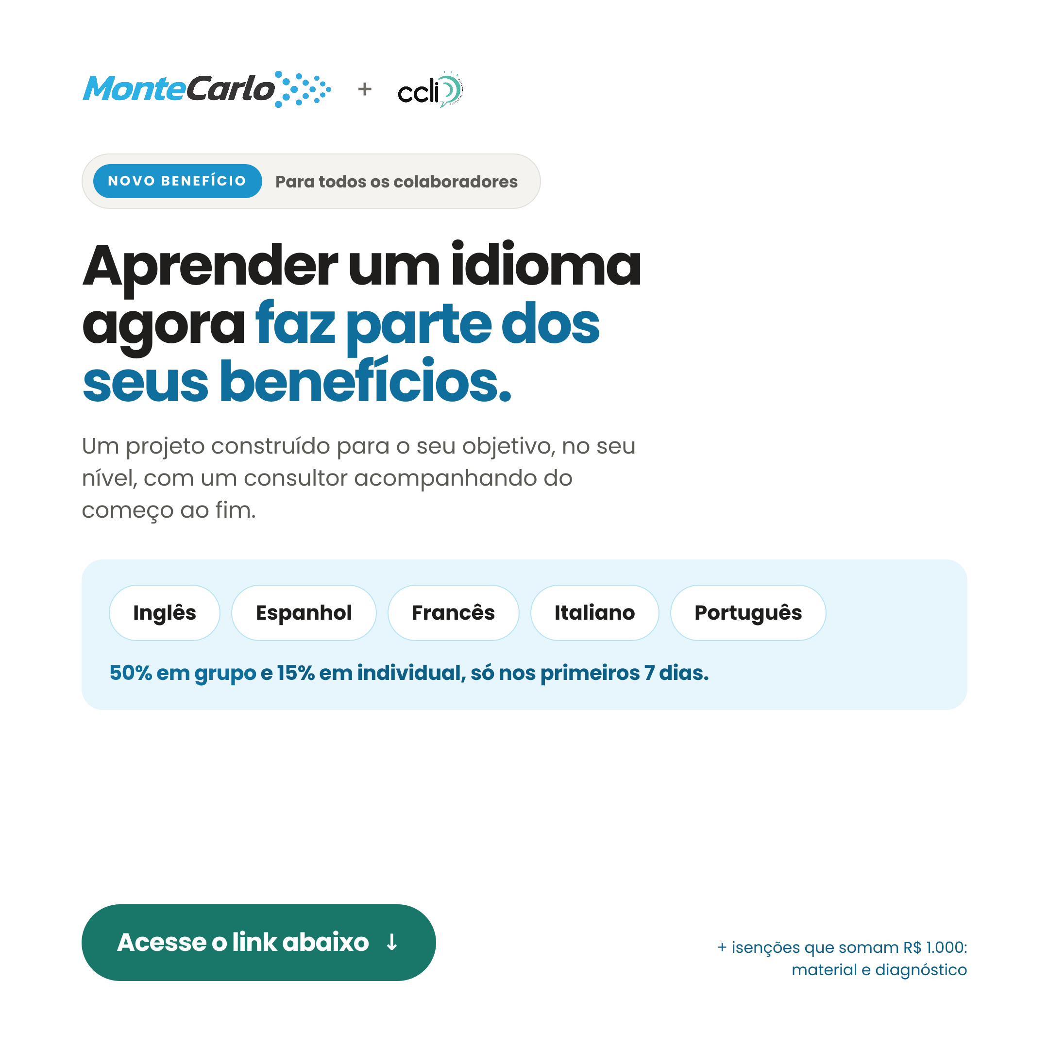 Criativo 03 da campanha Monte Carlo